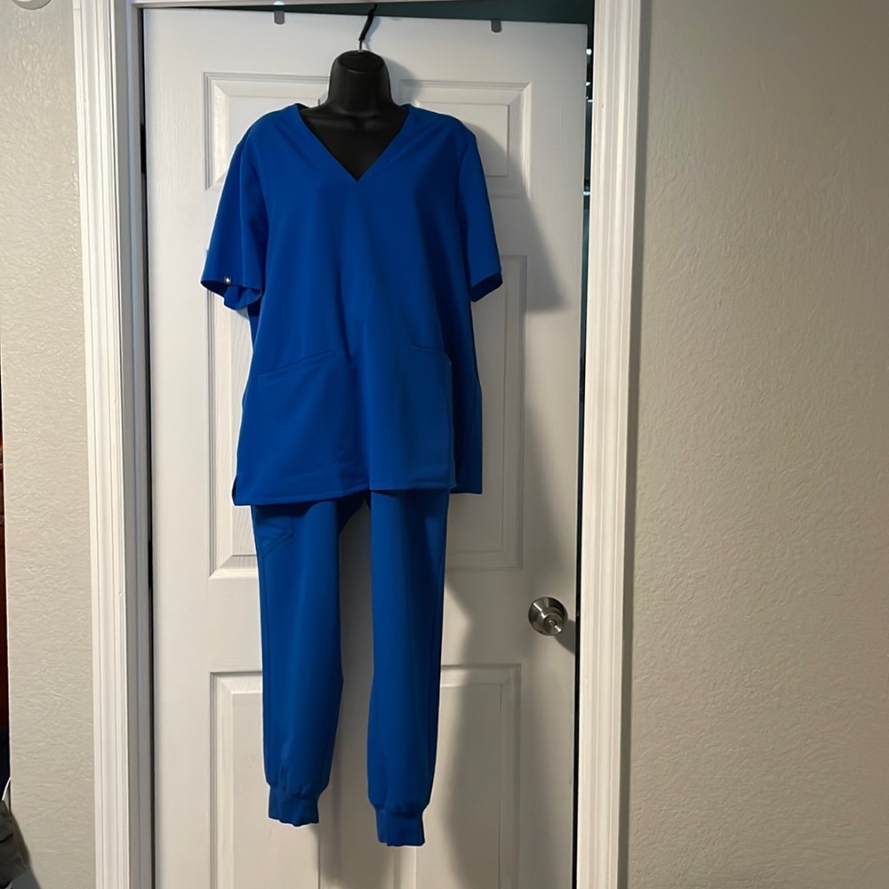 Figs Scrubs Royal Blue